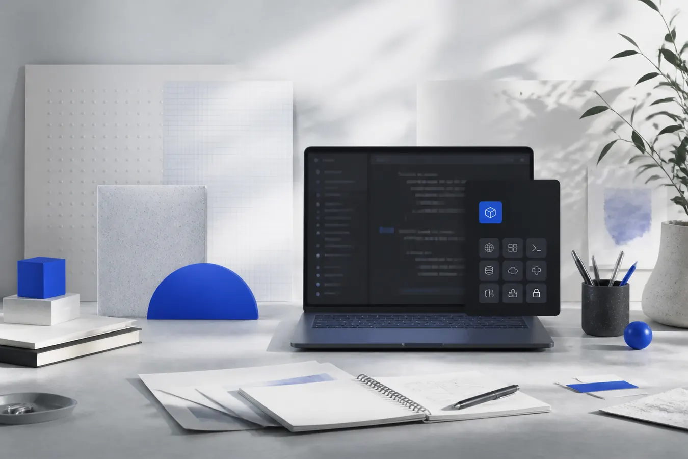 Soft daylight workspace atmosphere for DeepSeek Harness verified plugin scene packs on dshbase